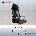 Fauteuil directeur en filet noir