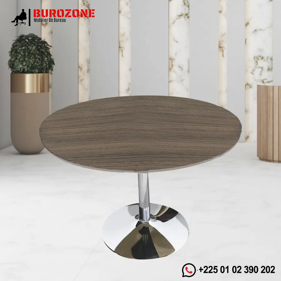 Table ronde 100*75cm