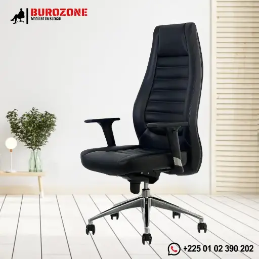 [D-007A-black] Fauteuil directeur simili cuir